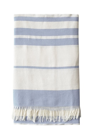 2 toalhas foutas de praia - Rosa e azul - 100 x 80 cm