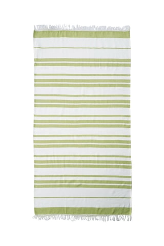 2 toalhas foutas de praia - Verde e vermelho - 160 x 180 cm