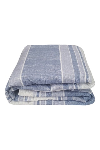 Conjunto colcha - Azul e branco
