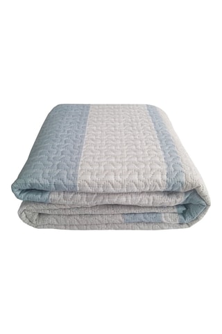 Conjunto colcha - Azul e branco