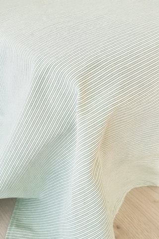 Manta de sofá Naila Verde e branco - 230 x 260 cm