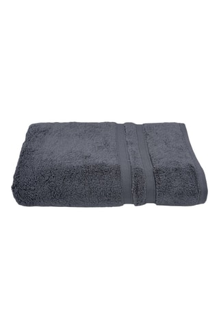 Toalha de banho Eco Algodão - Preto - 50 x 90 cm