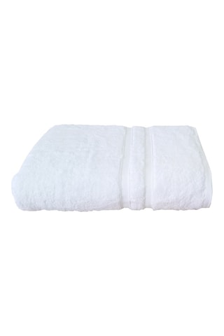 Toalha de casa de banho Algodão Ecológico - Branco - 50 x 90 cm