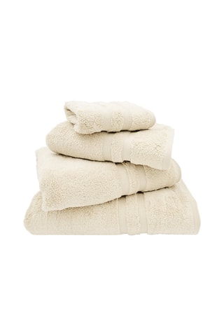 3 toalhas de banho Creme - 30 x 50 cm