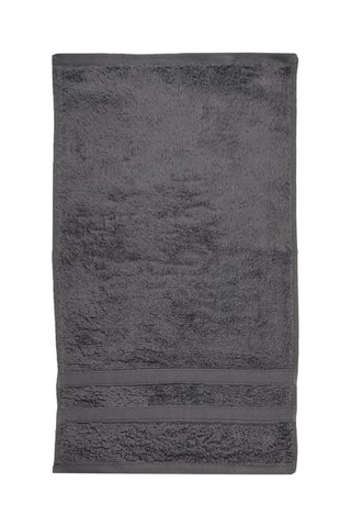 3 toalhas de banho Antracite - 30 x 50 cm