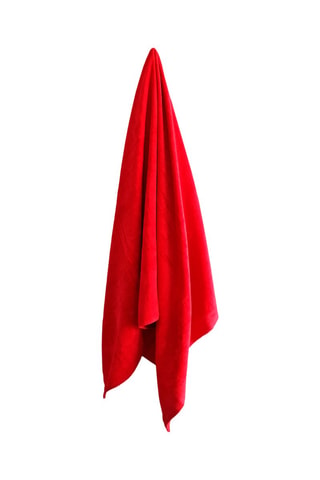 Toalha de praia Vermelho - 90 x 170 cm
