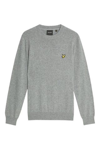Jersey de lana merino - Gris jaspeado