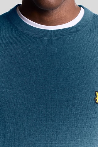 Jersey de lana merino - Azul pato
