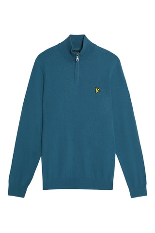 Jersey de lana merino - Azul pato