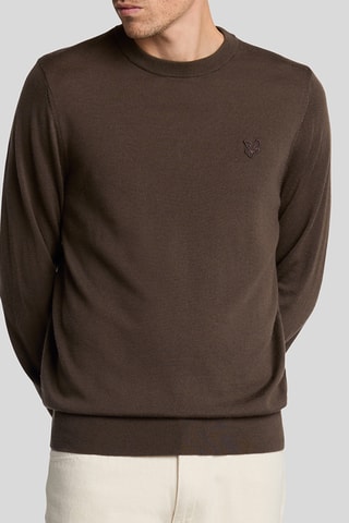 Jersey de lana merino - Marrón