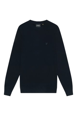 Jersey de lana de cordero - Azul marino