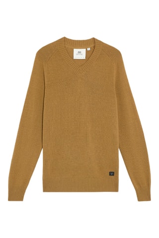 Jersey de lana y cachemir - Caqui