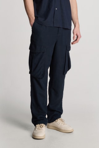 Pantalón cargo - Azul marino