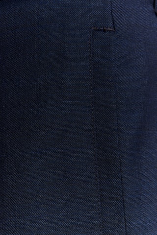 Pantalón regular fit de lana - Azul marino