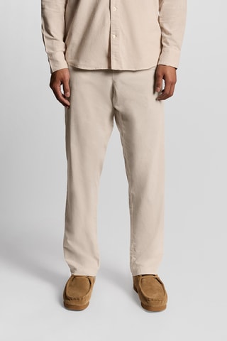Pantalón regular fit - Beige claro