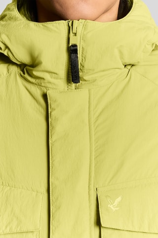 Parka con capucha - Amarillo