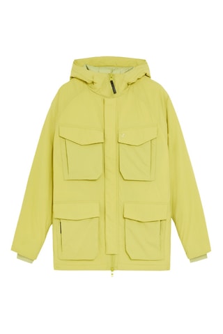 Parka con capucha - Amarillo