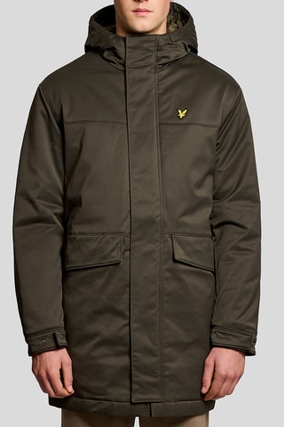 Parka con capucha - Verde oliva