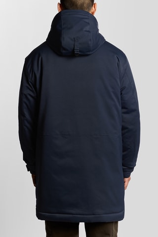 Parka con capucha - Azul marino