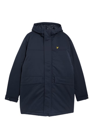 Parka con capucha - Azul marino