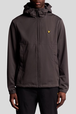 Chaqueta con capucha - Gris oscuro