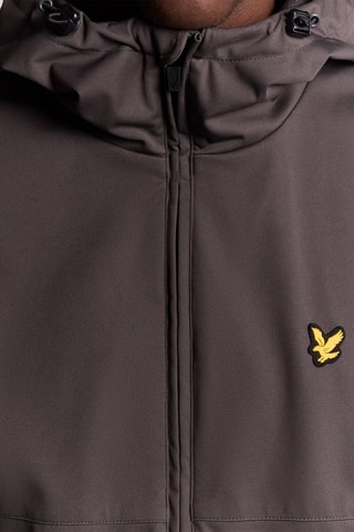 Chaqueta con capucha - Gris oscuro