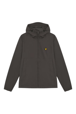 Chaqueta con capucha - Gris oscuro