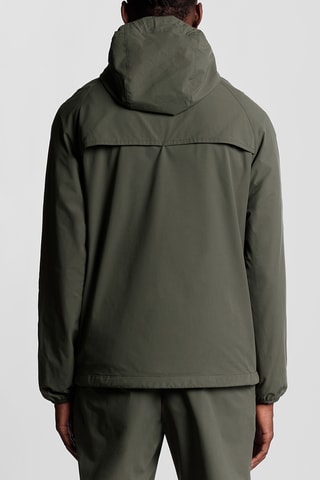 Chaqueta con capucha - Verde oscuro