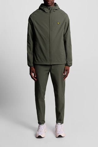 Chaqueta con capucha - Verde oscuro