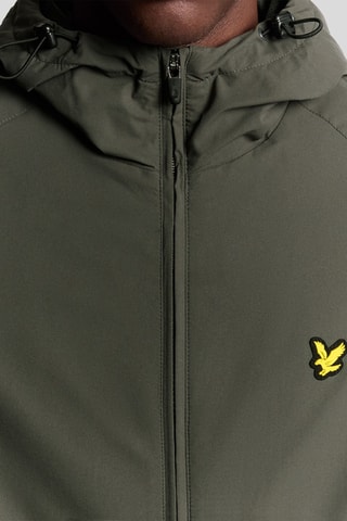 Chaqueta con capucha - Verde oscuro
