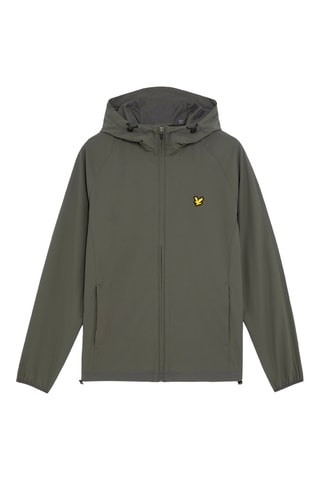Chaqueta con capucha - Verde oscuro