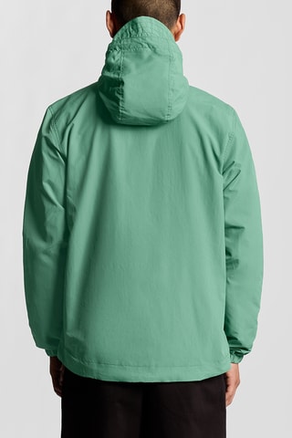 Cortavientos con capucha - Verde