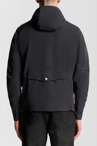 Chaqueta con capucha - Negro
