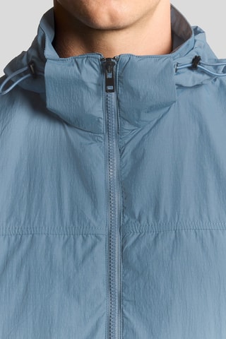 Chaqueta con capucha - Celeste