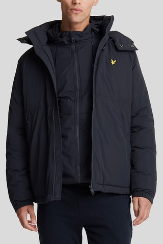Chaqueta con capucha - Azul noche