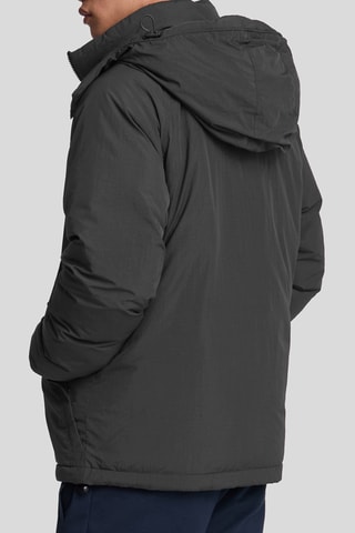 Chaqueta con capucha - Negro