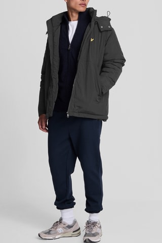 Chaqueta con capucha - Negro