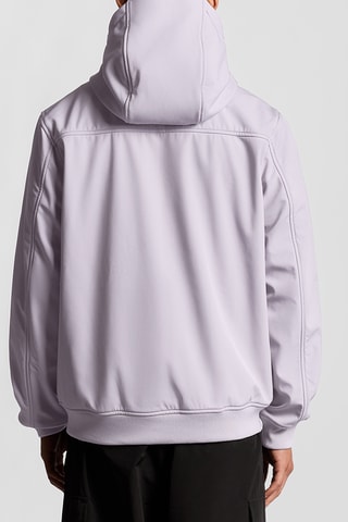 Chaqueta polar con capucha - Violeta claro