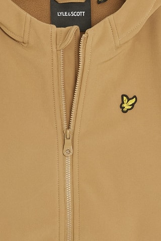 Chaqueta Softshell con capucha - Mostaza