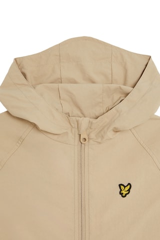 Cortavientos con capucha - Beige