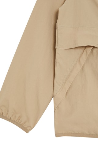 Cortavientos con capucha - Beige
