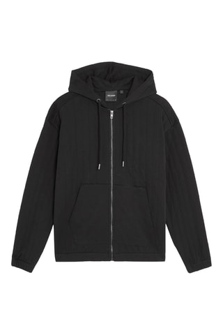 Chaqueta con capucha - Negro