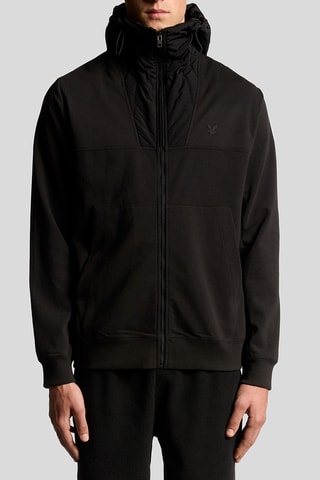 Chaqueta con capucha - Negro