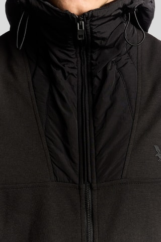 Chaqueta con capucha - Negro
