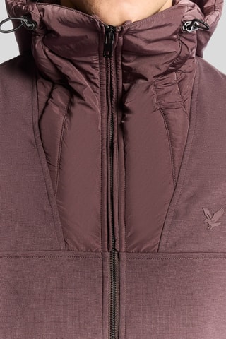 Chaqueta con capucha - Burdeos