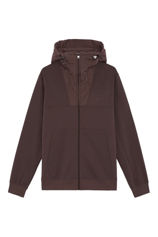 Chaqueta con capucha - Burdeos