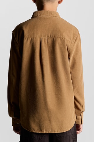 Camisa de terciopelo - Marrón claro