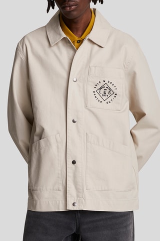 Sobrecamisa regular fit - Crudo