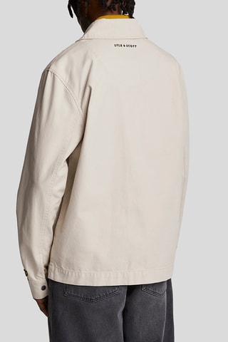 Sobrecamisa regular fit - Crudo