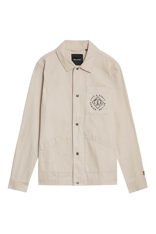 Sobrecamisa regular fit - Crudo